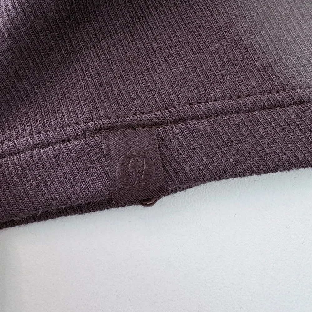 NWT Lululemon Hold tight Long Sleeve ribbed Top Chocolate Sz 12 - Picture 6 of 6